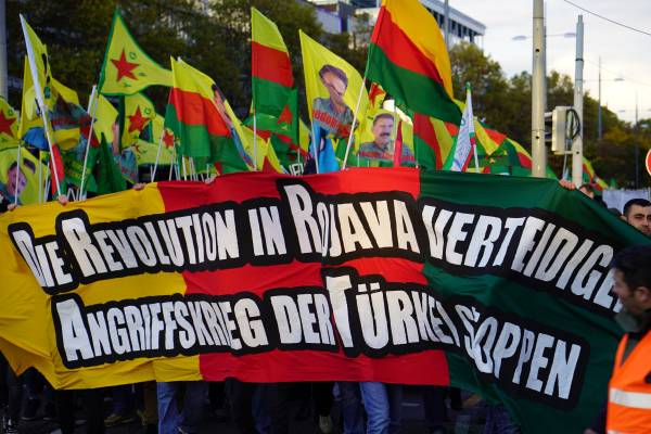 ANF | Proteste gegen türkische Invasion in Rojava