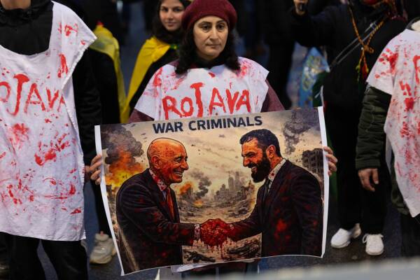 ANF | Thousands march for Rojava across Europe